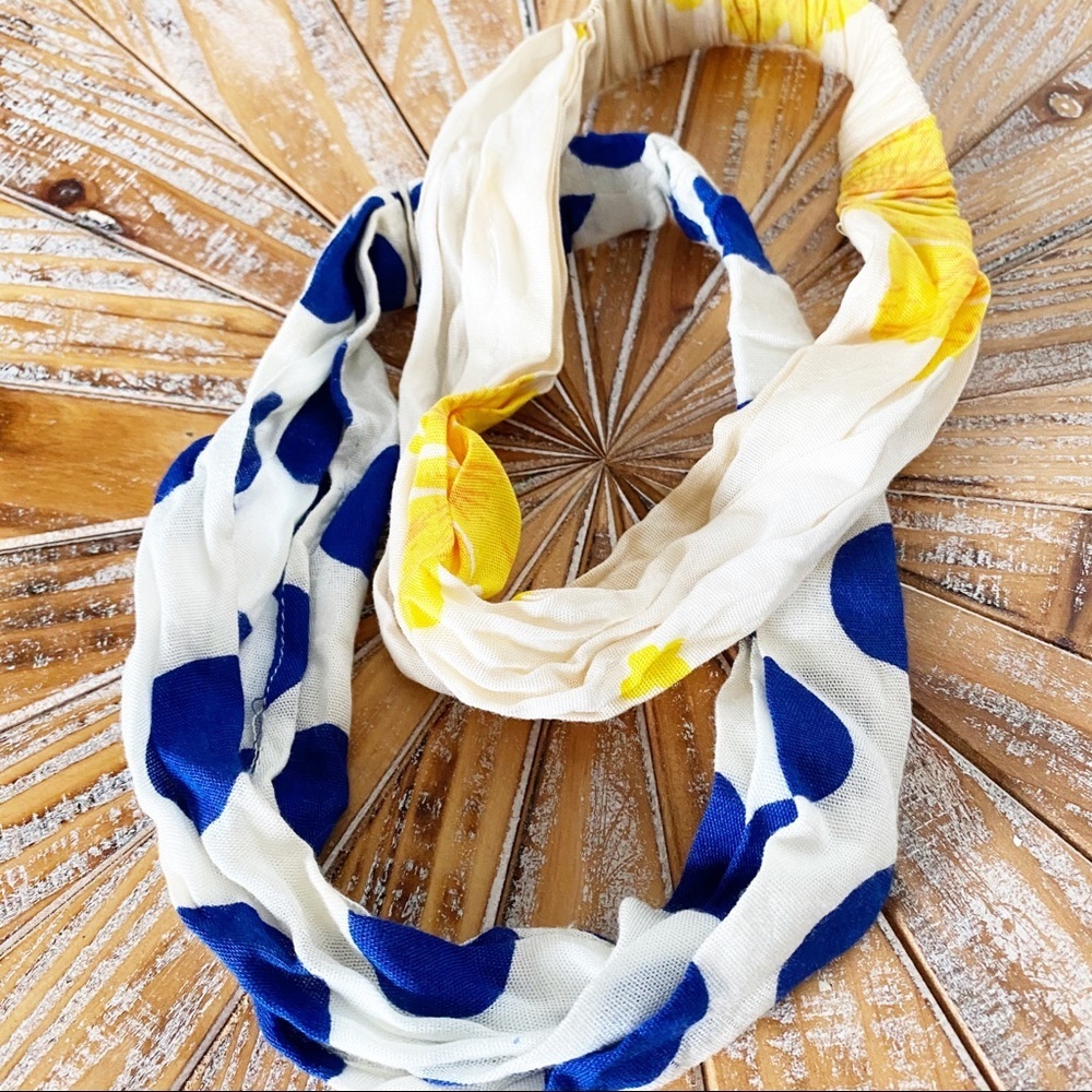 Set of 2 NWOT Printed Cotton Headbands